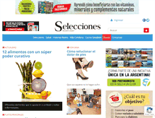 Tablet Screenshot of cl.selecciones.com